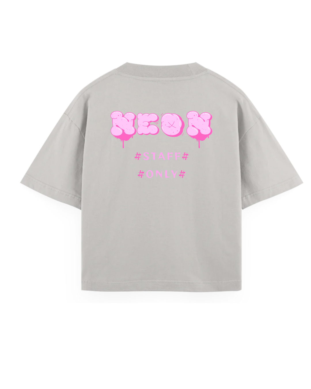 Camiseta Oversize Gris NEON Staff