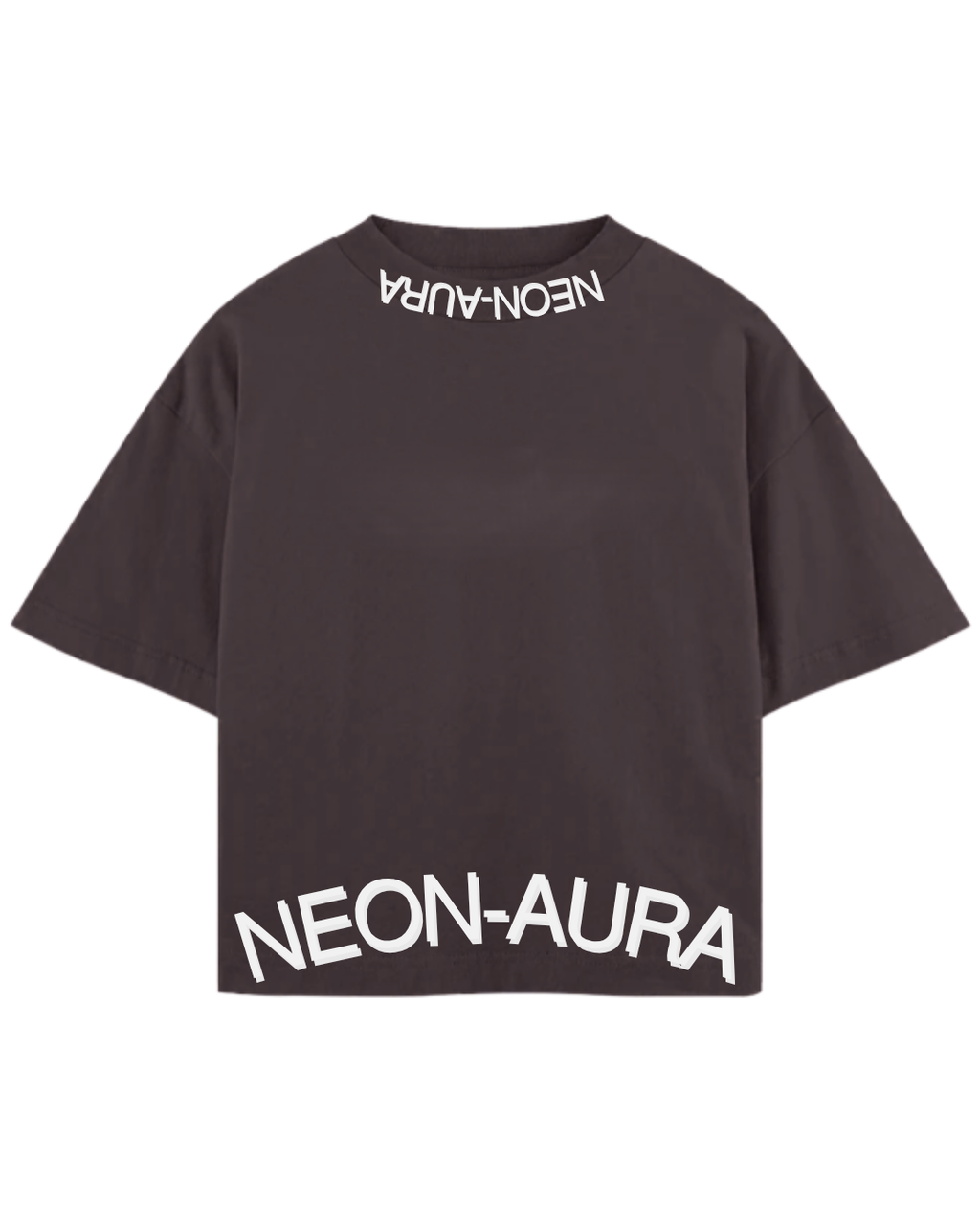 CAMISETA “NEON-AURA” – Brown