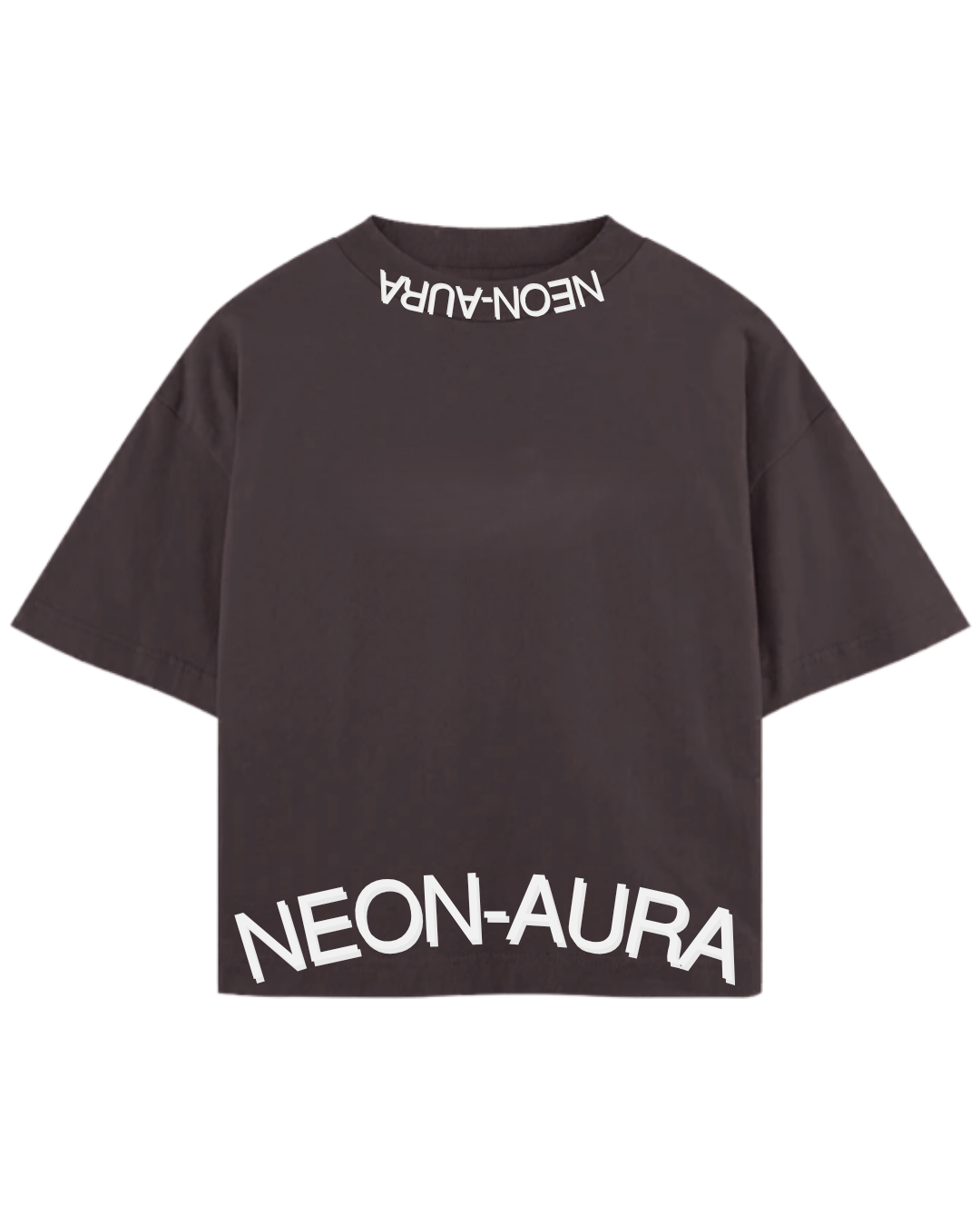CAMISETA “NEON-AURA” – Brown