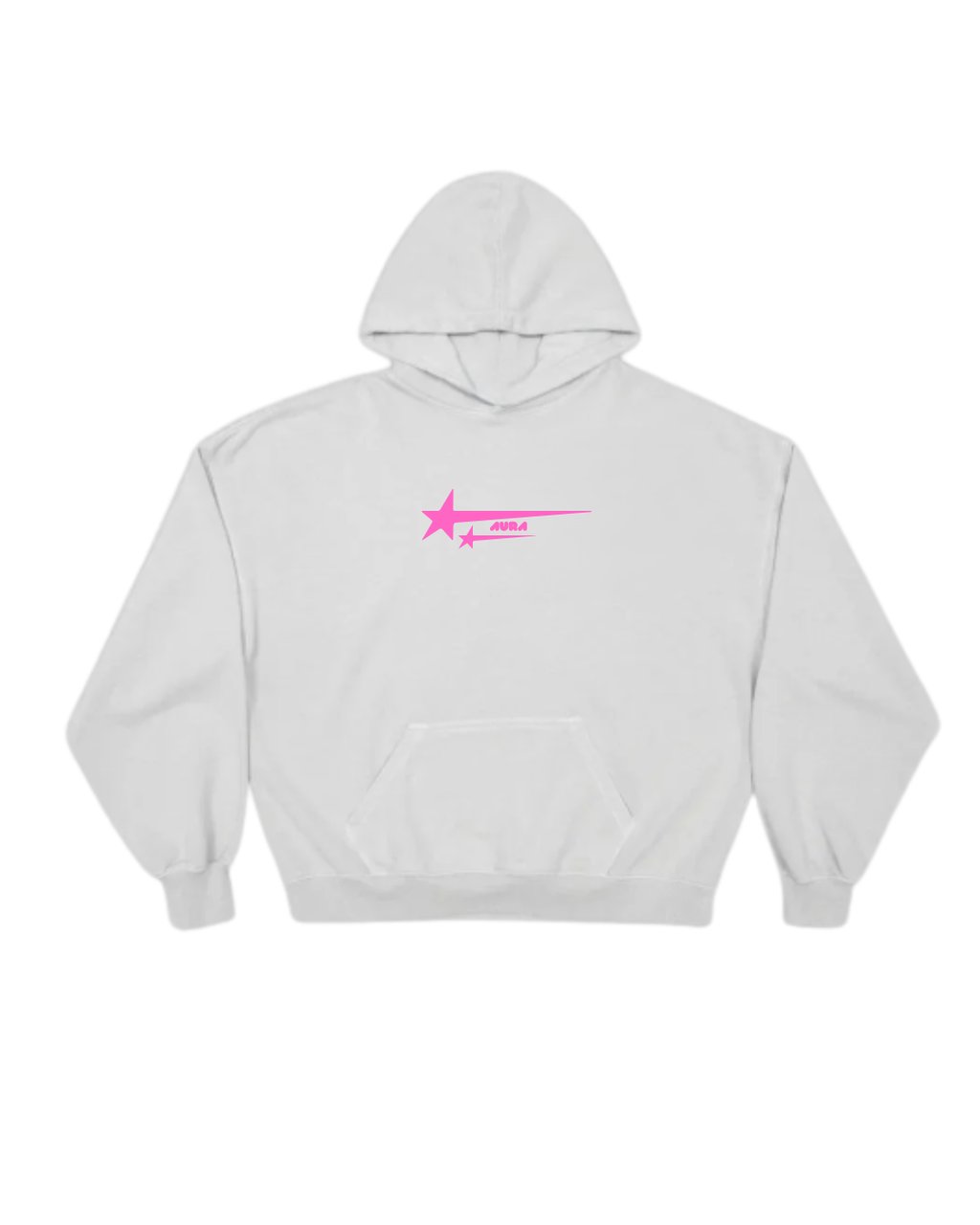 Sudadera con capucha “NEON_AURA” – STAFF ONLY 🩶✨