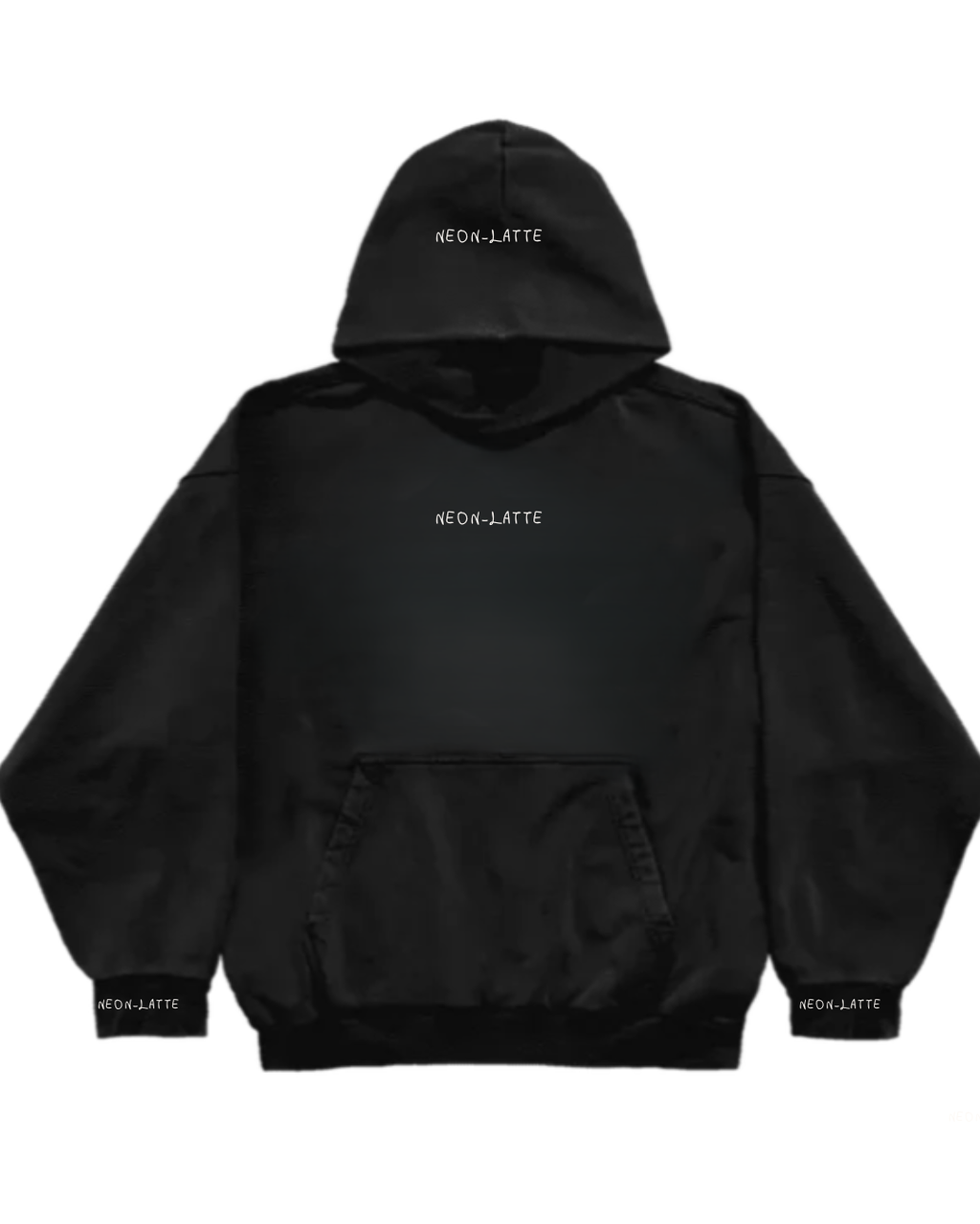 Sudadera con capucha NEON-LATTE 🖤